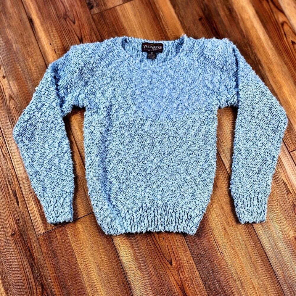 VINTAGE YARNWORKS SWEATER COZY PREPPY GRANDMA CASUAL CAREER ACADEMIA